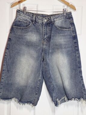 Manfinity Cut Off Denim Shorts Size S 30x14